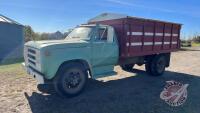 1975 Dodge 500 s/a grain truck with 14ft B+H, 47,942 showing, VIN#D51EG5J010096, Owner: Warren R Brooks, Seller: Fraser Auction___________________, SAFETIED