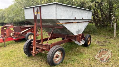 Kendon gravity box on 4-wheel wagon