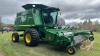 JD 9610 Maximizer sp combine, 4209 eng hrs showing, 2936 threshing hrs showing, header s/nH00914W672144, combine s/nH09610X678093 - 5