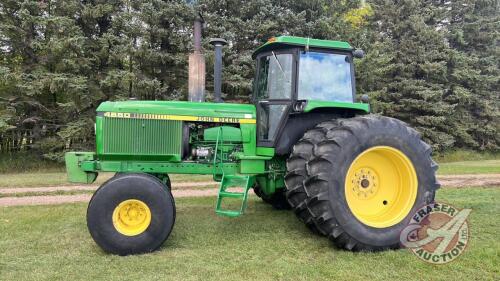JD 4650 tractor, 7437 hrs showing, s/nRW4650H011818