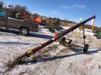 7x36ft Farm King Auger with 13HP Duncan motor