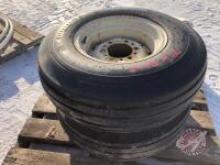 9.5L-14 Firestone rubber with 6 bolt rims, K43