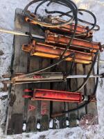 Pallet A - assortment of 5 hyd cylinders, K43,