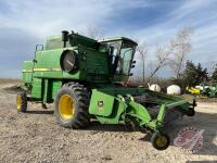 JD 7720 Titan II combine, 4986 hrs showing, s/nH07720X616213