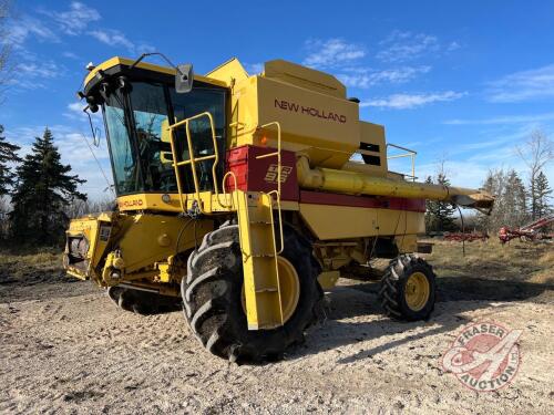 NH TR 96 sp Combine, 2910 rotor hrs showing, 4007 engine hrs showing, s/n553736 (Sells bare front with NO HEAD)