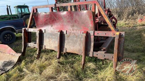 10ft dozer mount root rake