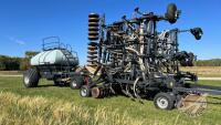 45ft Flexi-Coil 5000 air drill with Flexi-Coil 3450 triple compartment poly air cart, Drill s/n AD-106028-01, Cart s/n G50-104782-01