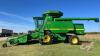 1998 JD 9610 Maximizer combine,3624 sep hrs showing, 5142 eng hrs showing, s/nH09610X677715 - 9