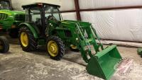 2018 JD 5075E MFWA Tractor 130hrs showing, s/nJJ403493