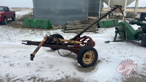 NH 455 7ft bar mower, s/n9098