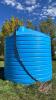 4000-gal Hold-On poly water tank (blue)