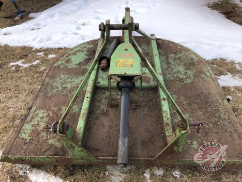 5ft 3pt JD 506 rotary mower, K66,