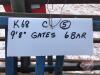 9ft 8in 6 bar gates, (C), K68 - 2