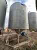 Bin#3, 2911 Bushel Behlen bin on hopper cone - 5