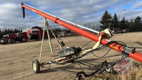 Farm King 8x41 auger with hyd self mover, s/n21058772