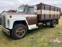1976 IH Loadstar 1600 Sundance Edition s/a Grain Truck, 042268 showing, VIN#D0512FCA15571, Seller: Fraser Auction__________________
