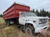 1987 GMC Tag axle grain truck with 19.5ft box, 148148 showing, VIN# 1GDP7D1G3HV535881, Owner: 101153463 Saskatchewan Ltd, Seller: Fraser Auction_________________ - 3