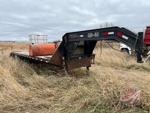 2005 31ft Load Max 5th wheel farmball t/a flat deck trailer, VIN#012365, Owner: 101153463 Saskatchewan Ltd. Seller: Fraser Auction________________