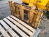 JCB Skid steer quick attach pallet forks