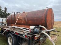 1000 gal Steel water tank