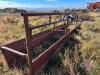 24ft Stampede steel metal feed bunk with adjustable feed rail - 2