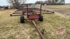 Farm Built 4-wheel bale wagon I Beam frame - 2