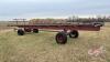 Farm Built 4-wheel bale wagon I Beam frame - 4