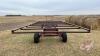 Farm Built 4-wheel bale wagon I Beam frame - 5