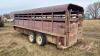 1988 20ft Wrangler t/a stock trailer VIN#WGST00439 Owner: William W Stadnyk Seller: Fraser Auction_________________________ - 4