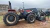 CaseIH 1494 MFWD Open Station with ROPS bar tractor, 0131 hrs showing, s/n11518219 - 4