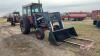 Farmall International 1066 Turbo 2WD tractor with 790 Allied loader, 8253 hrs showing, s/n2610175U045988 - 4