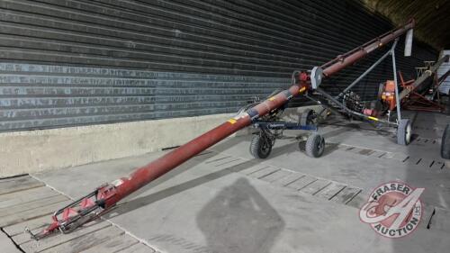 Sakundiak HD8-1400 auger with Hawes Agro 2-wheel self-mover, s/n60447