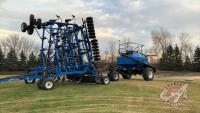 39ft NH SD440A air seeder with NH SC230 dual compartment air cart, Drill s/nY5S003347, Cart s/nPNL009064
