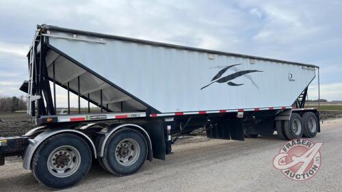 2009 Load-King 36ft t/a hopper bottom grain trailer, VIN#2LDHG36289F048679, Owner: Glenelg Farms Ltd, Seller: Fraser Auction ______________________