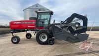 MF Hesston 9220 sp swather, 788 hrs showing, s/nAGCM92200BHS01144