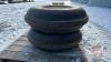 10.00-16 single rib imp tire on rim - 2