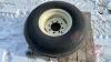 10.00-16 single rib imp tire on rim - 3