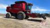 CaseIH 8010 AFS combine, CaseIH 2016 pick-up head, 2286 rotor hours showing, 3040 engine hours showing, s/nHAJ200925 - 2