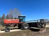 MF 9220 sp swather, 25ft 5200 Series draper head with pickup reel, 1376 hrs showing, s/nHU08114