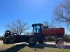 MF 9220 sp swather, 25ft 5200 Series draper head with pickup reel, 1376 hrs showing, s/nHU08114 - 2