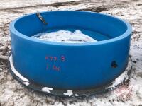 7ft poly cattle waterer, K77