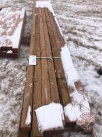 4x4x16ft Brown lumber (A)