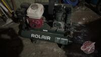 Rolair Twin tank Compressor