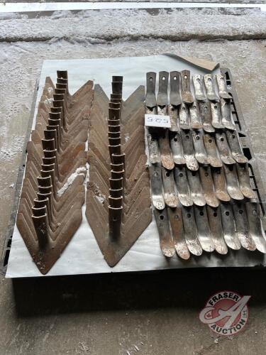 Bourgault spoons and sweeps (used)