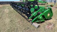 25' JD 925 rigid header with pick-up reel, s/n671512