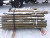6ft 3 inches fence posts, K67 (E)