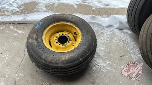 New 11L-15SL Tire on Used Rim