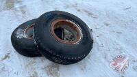 Used 12.00-20 Steering Tires on Rims