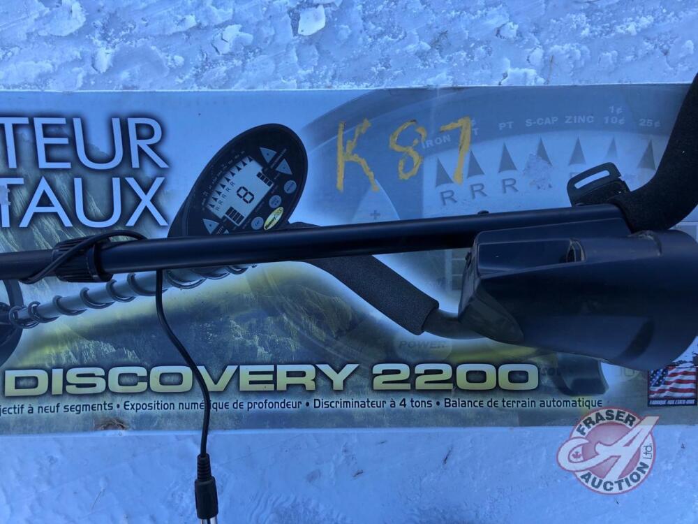 Discovery 2200 metal detector, K87