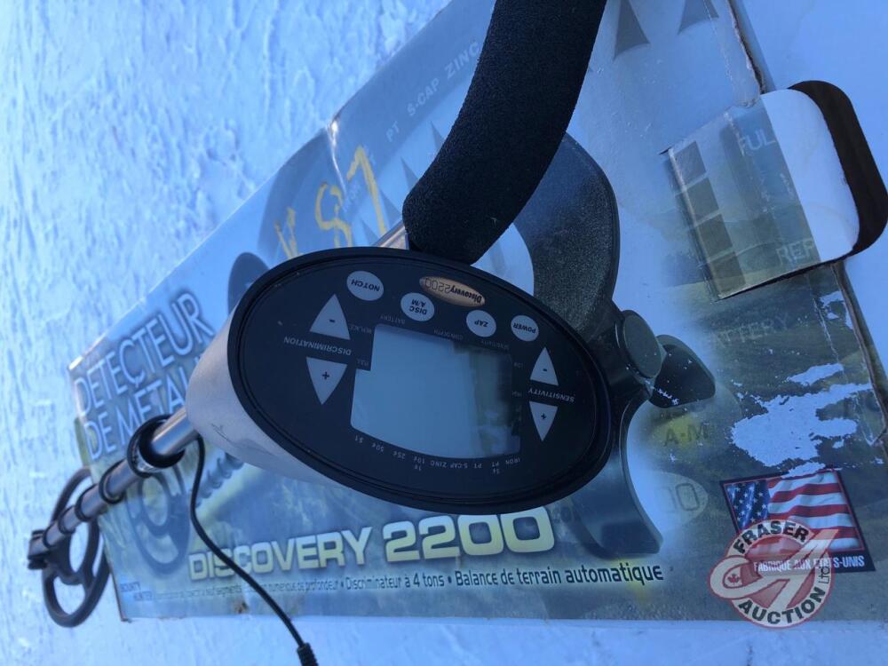 Discovery 2200 metal detector, K87